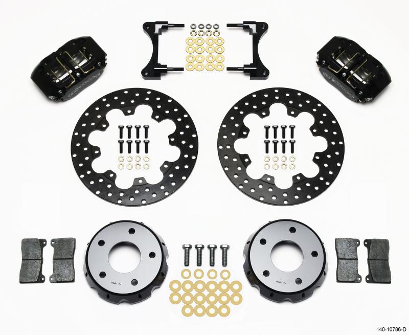 Wilwood Dynapro Radial Front Drag Kit 11.75in Drilled 98-02 Camaro/Firebird 140-10786-D Main Image