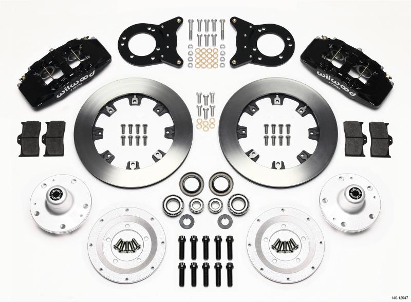 Wilwood Dynapro 6 Front Hub Kit 12.19in 1965-1969 Mustang Disc & Drum Spindle 140-12947 Main Image