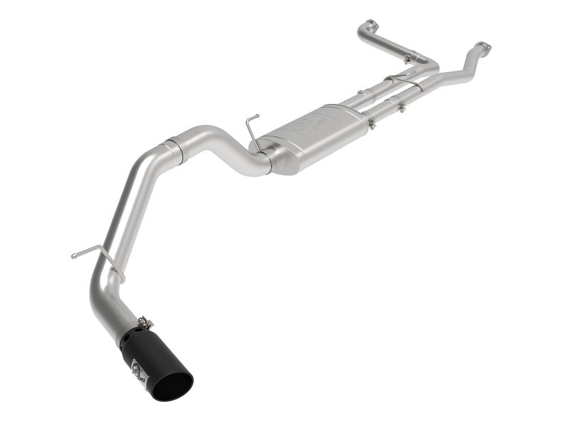 aFe MACHForce XP Exhausts Cat-Back SS-409 Nissan Titan XD 16-19 V8-5.6L - Black 49-46135-B