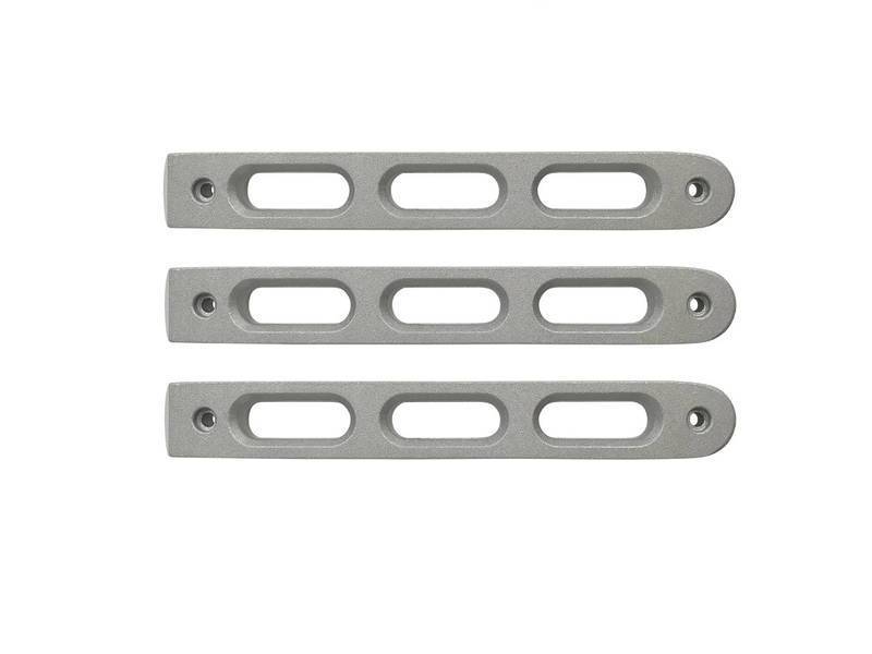 DV8 Offroad 2007-2018 Jeep JK Silver Slot Style Door Handle Inserts - Set Of 3 D-JP-190026-AL-3 Main Image