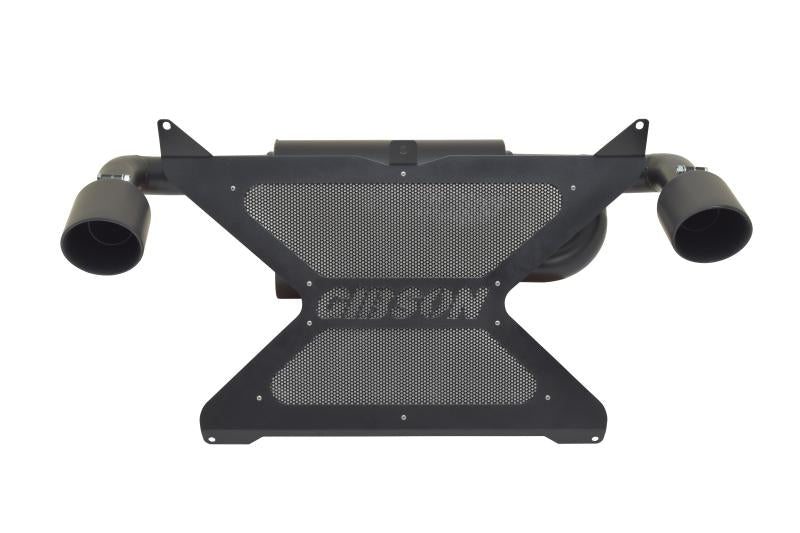 Gibson 17-20 Can-Am Maverick X3 Turbo Base 2.25in Dual Exhaust - Black Ceramic 98034 Main Image