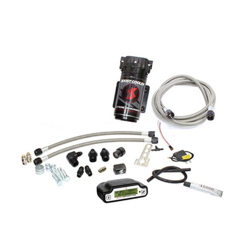 Snow Performance Stg 3 Boost Cooler EFI 2D MAP Prog Water Injection Kit (SS Brded Line/4AN) w/o Tank SNO-310-BRD-T