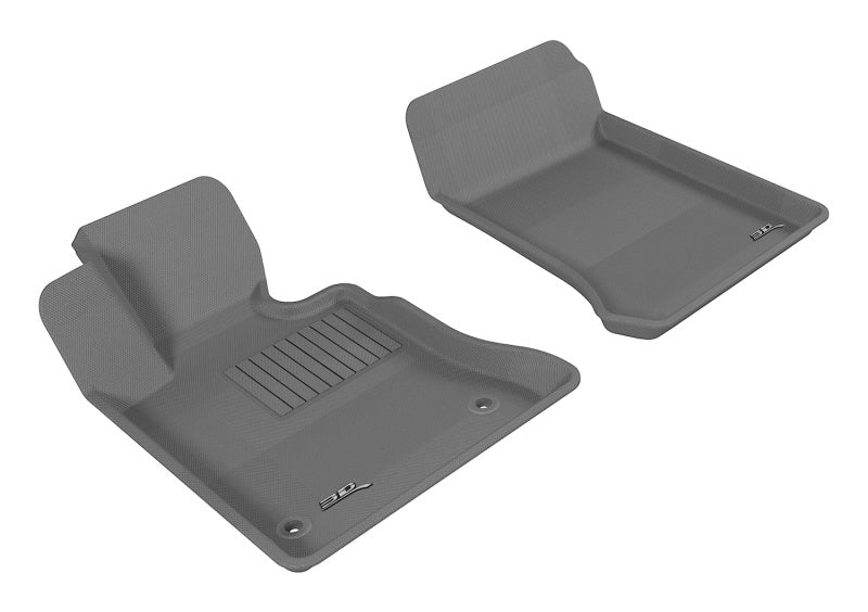 3D MAXpider 2009-2012 Mercedes-Benz GLK-Class X204 Kagu 1st Row Floormat - Gray L1MB05111501