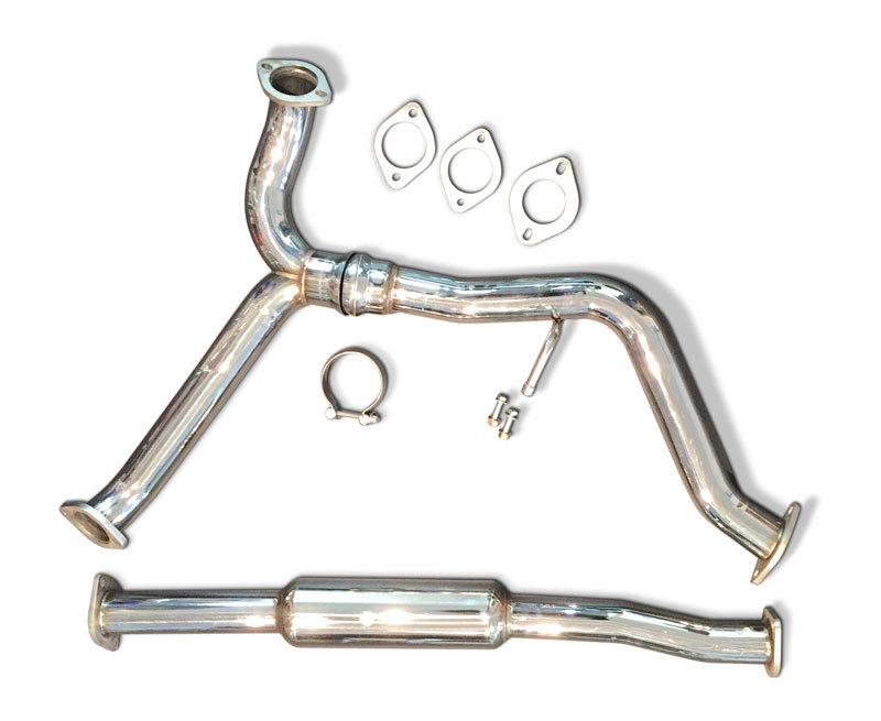 AVO 10-14 Subaru Impreza WRX SS Center Pipe Kit 2.5in w/Resonator to 2.5in Y-Section w/Recip Ball S2A08M3MA065T Main Image