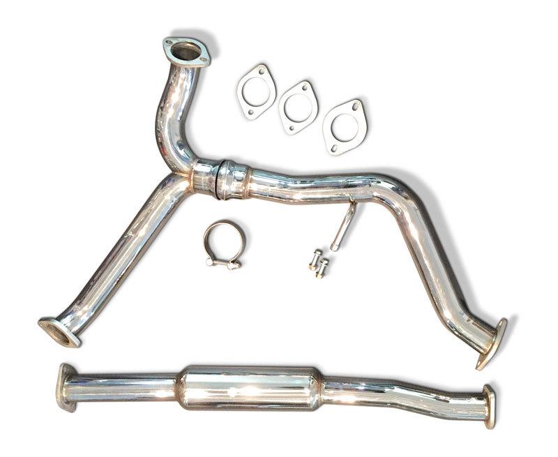 AVO 2015 Subaru WRX FA20 Center Pipe Kit 2.5in w/Resonator to 2.5in Y-Section w/Recip Ball S7W1583MA065T Main Image