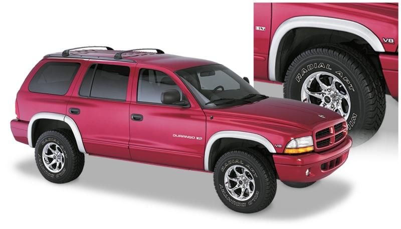 Bushwacker 98-03 Dodge Durango Extend-A-Fender Style Flares 4pc - Black 51904-02 Main Image