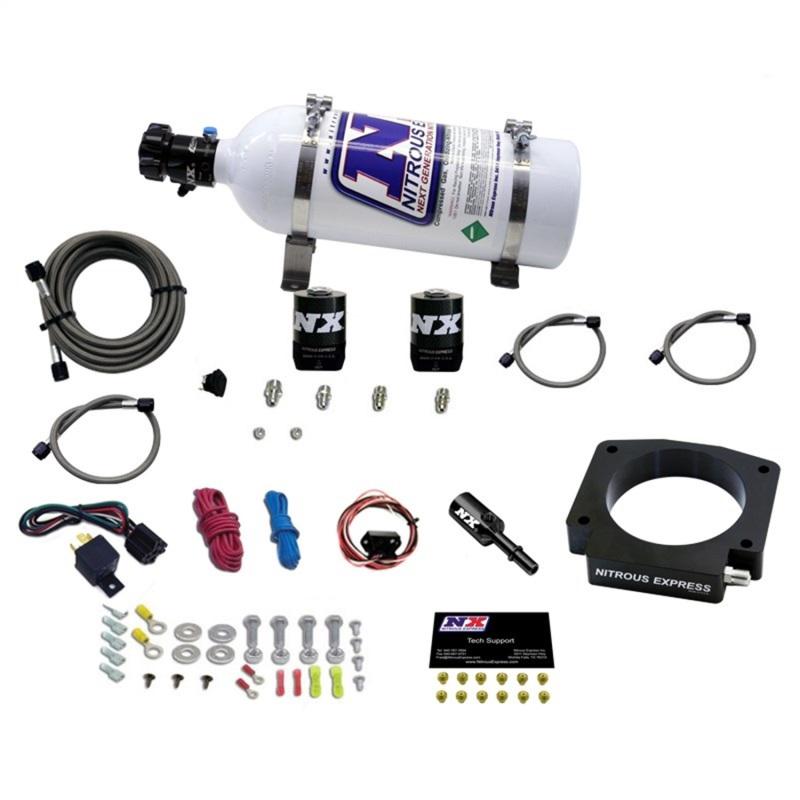 Nitrous Express 15-17 Ford Mustang GT350 5.2L Nitrous Plate Kit w/5lb Bottle 20953-05 Main Image