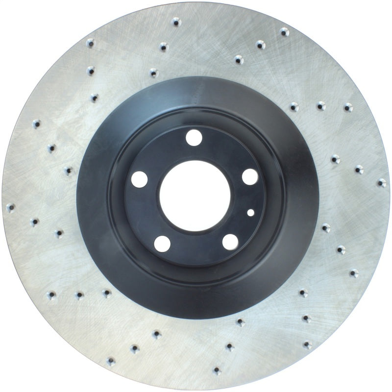 StopTech Sport Cryo Cross Drilled Brake Rotor; Rear Right