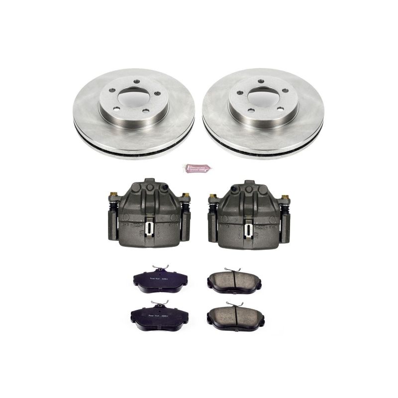 PowerStop PSB Autospecialty Kit w/Cals Brakes, Rotors & Pads Brake Kits - OE main image