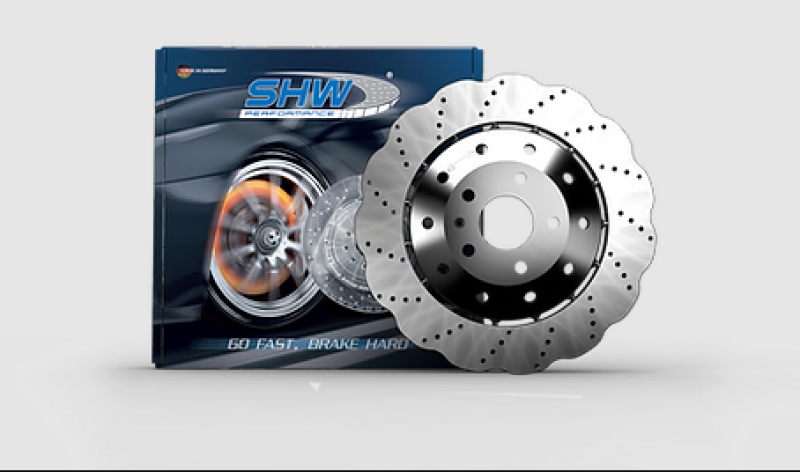 SHW Performance SHW Drilled LW Wavy Rotors Brakes, Rotors & Pads Brake Rotors - Drilled main image