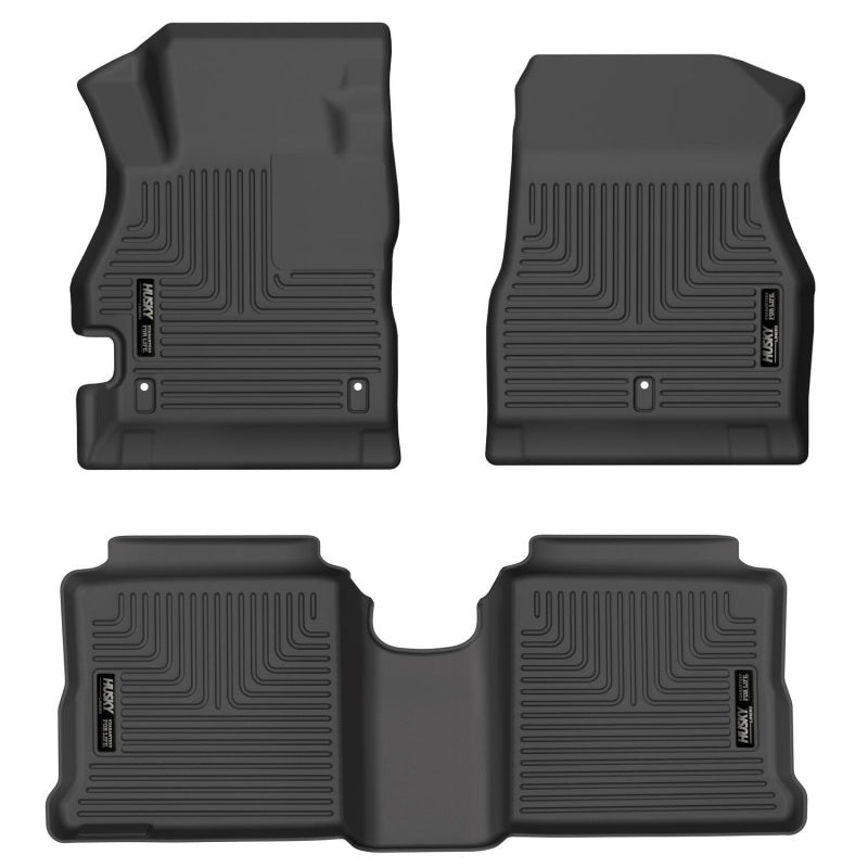 Husky Liners 20-22 Nissan Versa Weatherbeater Black Front & 2nd Seat Floor Liners 95041