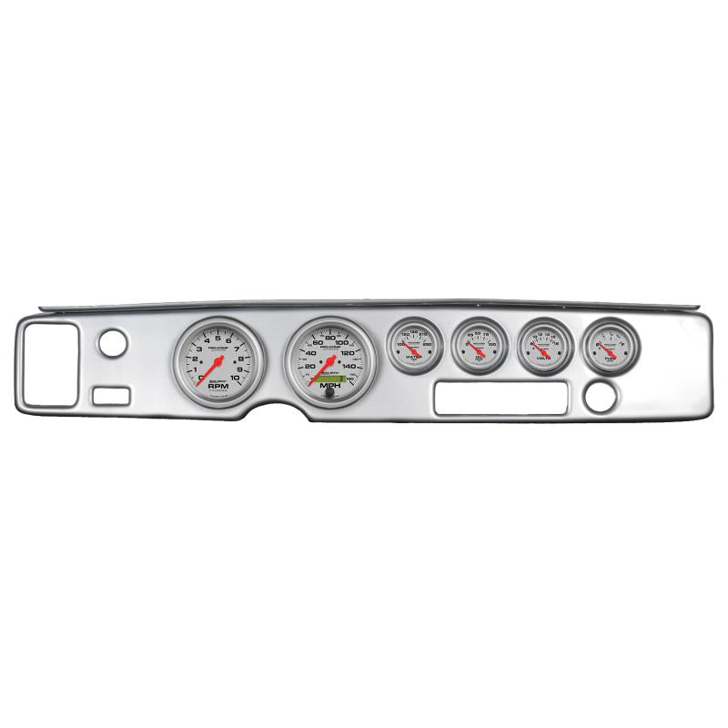 Autometer Ultra-Lite 70-81 Firebird Dash Kit 6pc Tach / MPH / Fuel / Oil / WTMP / Volt 7028-UL Main Image