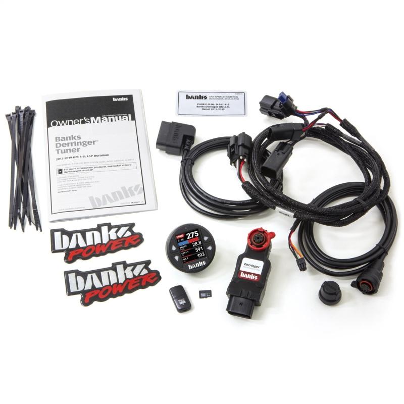 Banks Power 17-19 GM 2500 6.6L L5P Derringer Tuner (Gen 2) w/ 1.8in iDash DataMonster 66793 Main Image