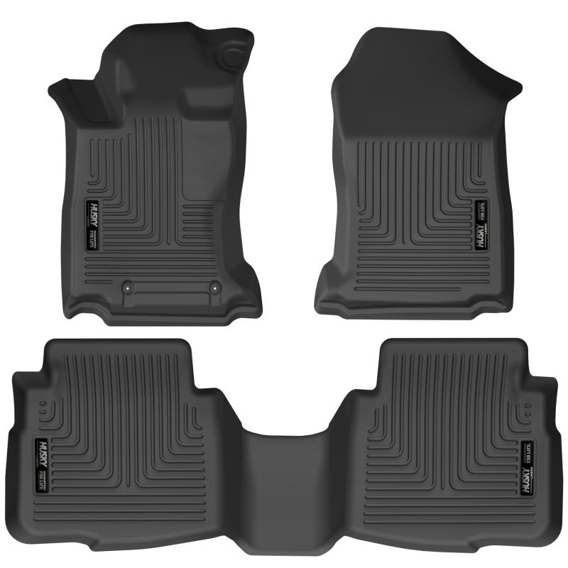 Husky Liners 2020 Subaru Legacy/Outback WeatherBeater Black Front & 2nd Seat Floor Liners 95541 Main Image