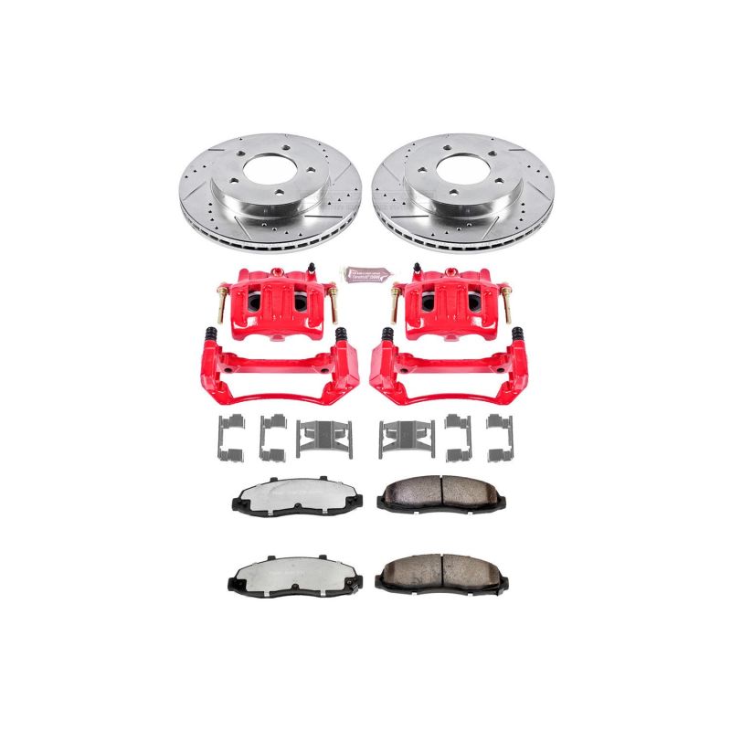 PowerStop PSB Z36 Truck & Tow Kit w/Cals Brakes, Rotors & Pads Brake Kits - Performance D&S main image