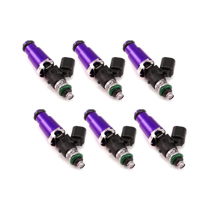 Injector Dynamics 2600-XDS Injectors - 60mm L - 14mm T - 14mm Lwr - 11mm Lwr Retainer - (Set of 6) 2600.60.14.14-O.6