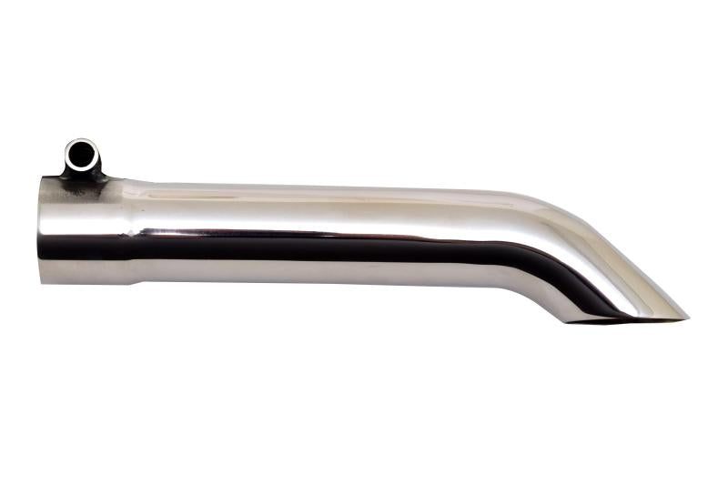 Gibson Turn Down Slash-Cut Tip - 1.5in OD/1.5in Inlet/8in Length - Stainless 500415 Main Image