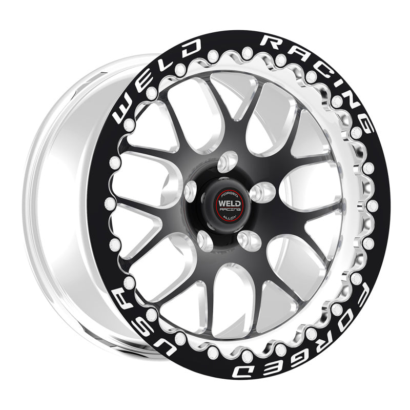 Weld S77 17x9.5 RT-S HD 6x5.5 BP / 6.2in. BS Black Wheel 3.540 ID (Low Pad) - Single Beadlock 77LB7095E62F