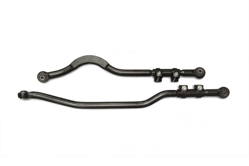 DV8 Offroad 07-18 Jeep Wrangler JK Front Bushing Style Track Bar - Black TBJK-01F Main Image