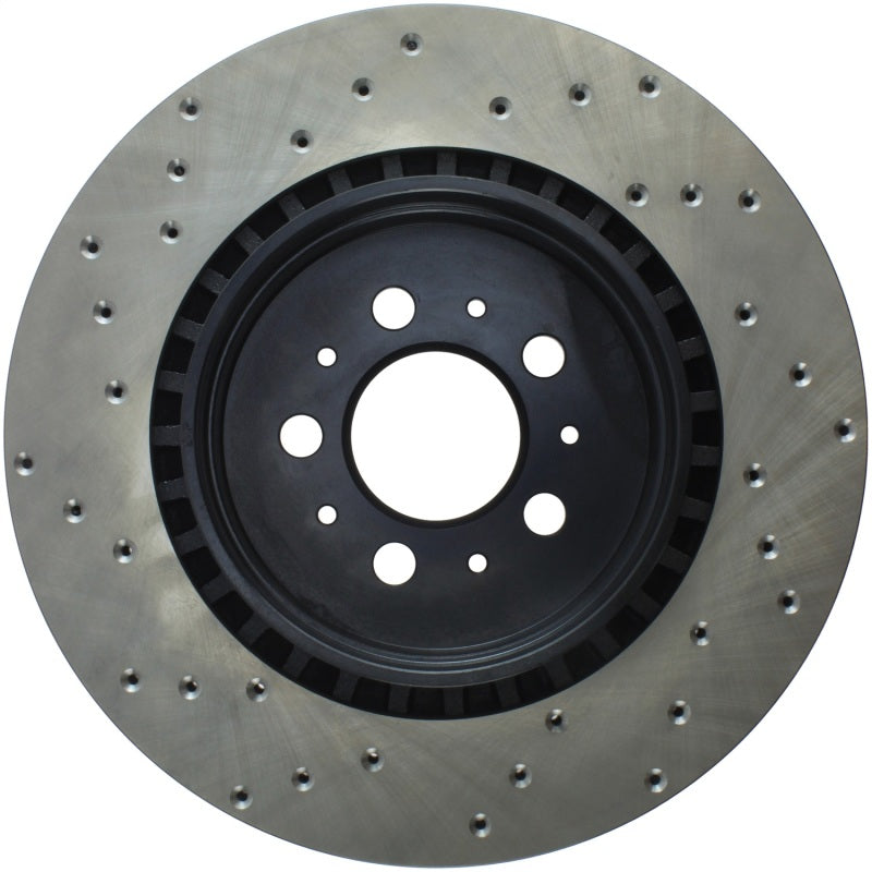 StopTech Sport Cryo Cross Drilled Brake Rotor; Front Left