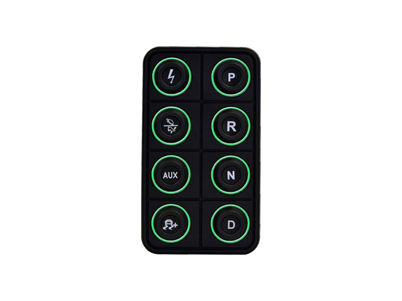 AEM EV 8 Button Keypad CAN Based Programmable Backlighting 30-8400