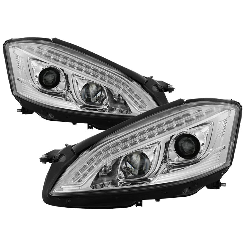 Spyder Mercedes W221 S Class 07-09 Headlights - HID Model Only - Chrome PRO-YD-MBW22107-HID-DRL-C 5083906 Main Image