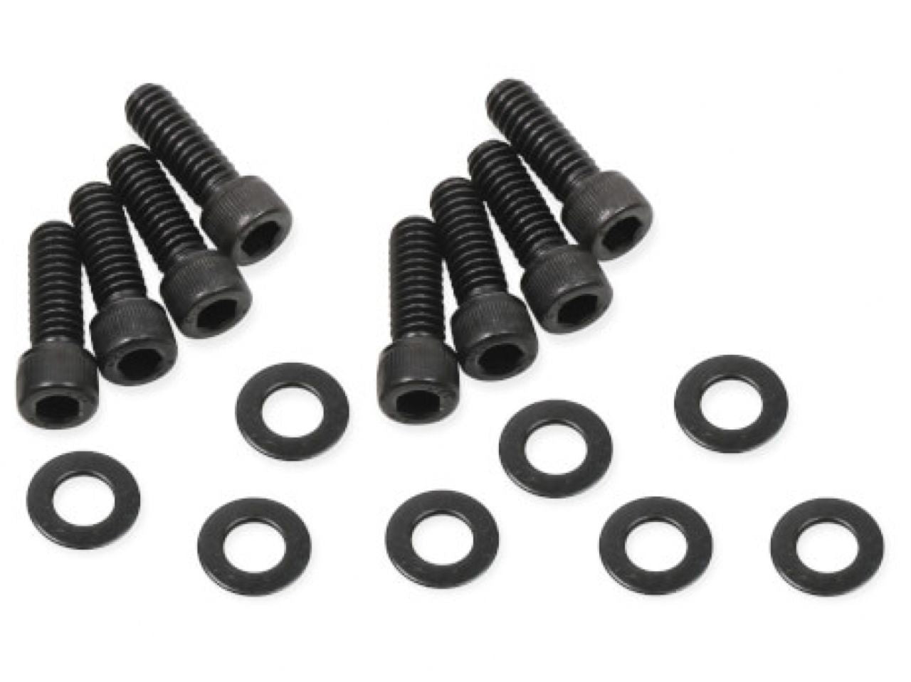 Quick Fuel QFT Fabricated Aluminum Valve Cover Black, Small Block Ford w/Hole