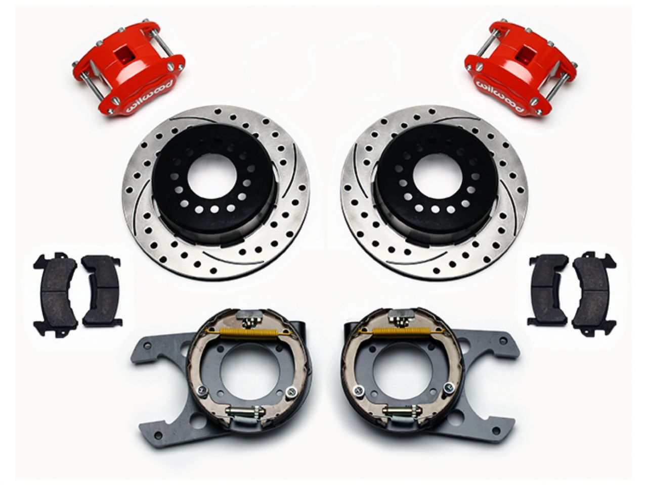 Wilwood D154 P/S Park Brake Kit, Chevy C-10, 2.42 Offset 5-lug