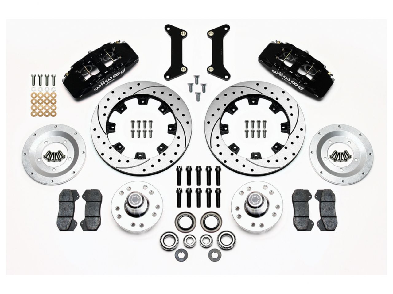 Wilwood DP6A Front Hub Kit, 12.19", Drilled, 79-87 GM "G" Body