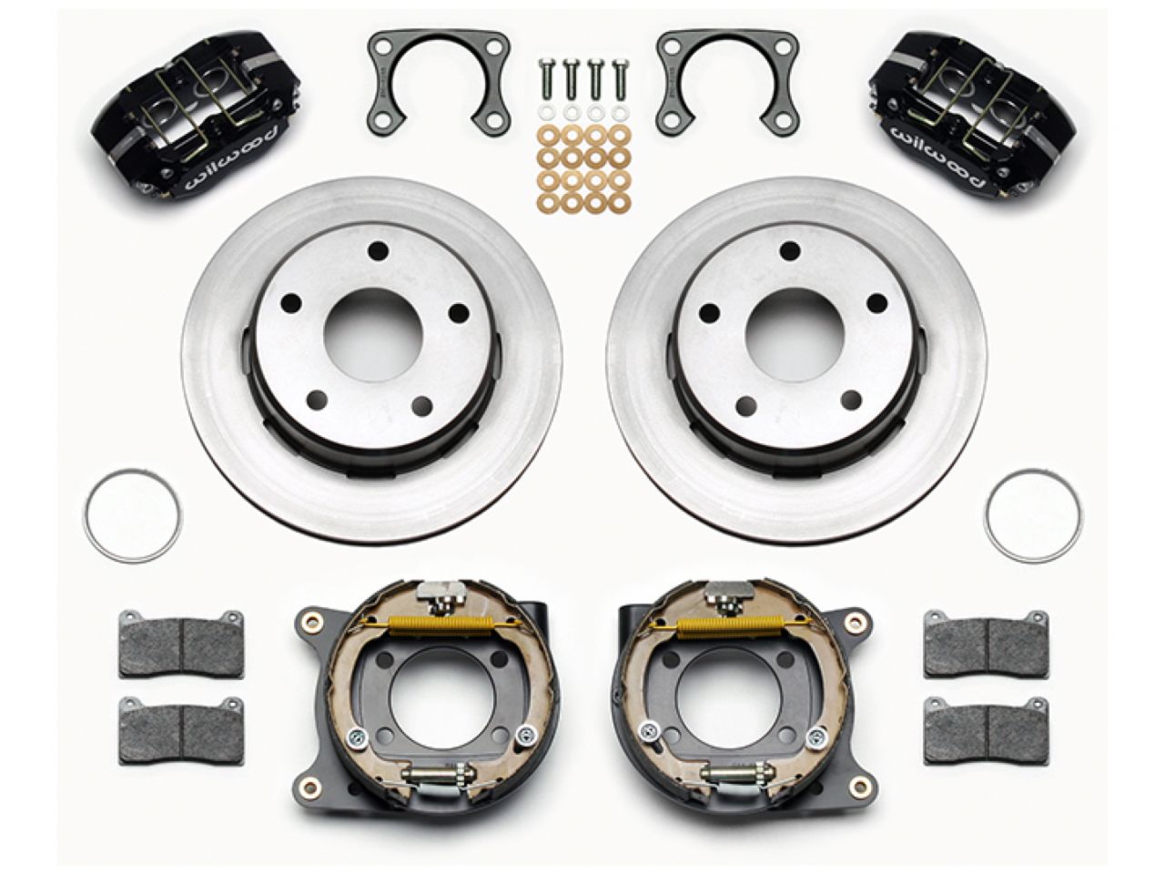 Wilwood DPL P/S Park Brake Kit, Big Ford 2.36" Off, Bronco 5 x 5.50