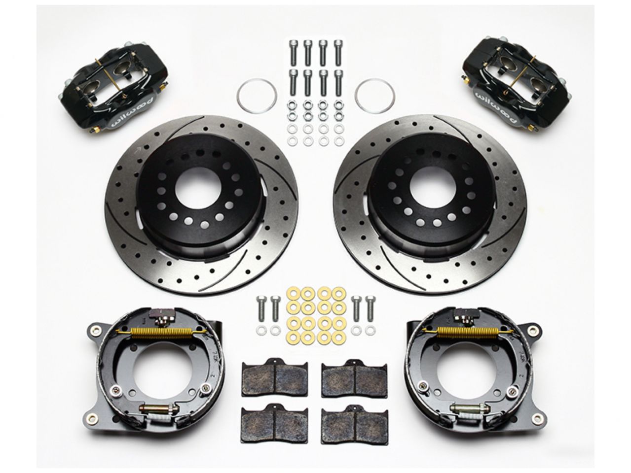 Wilwood FDL P/S Park Brake Kit, Drilled, Impala 59-64/Corvette 57-62