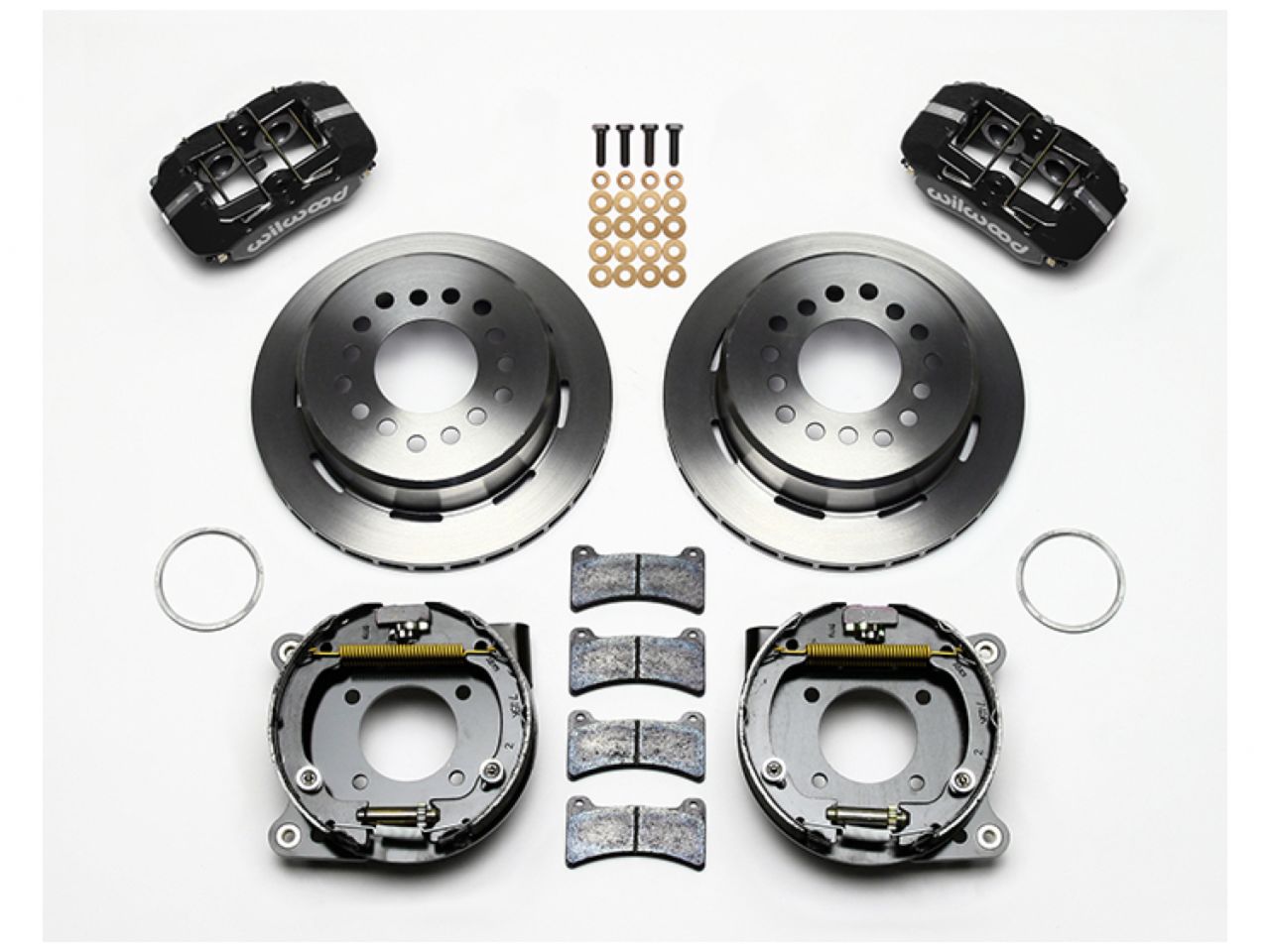 Wilwood FDP-LP 11.00" P-Brake Kit, Chevy 12 Bolt 2.75" Off w/ C-Clips