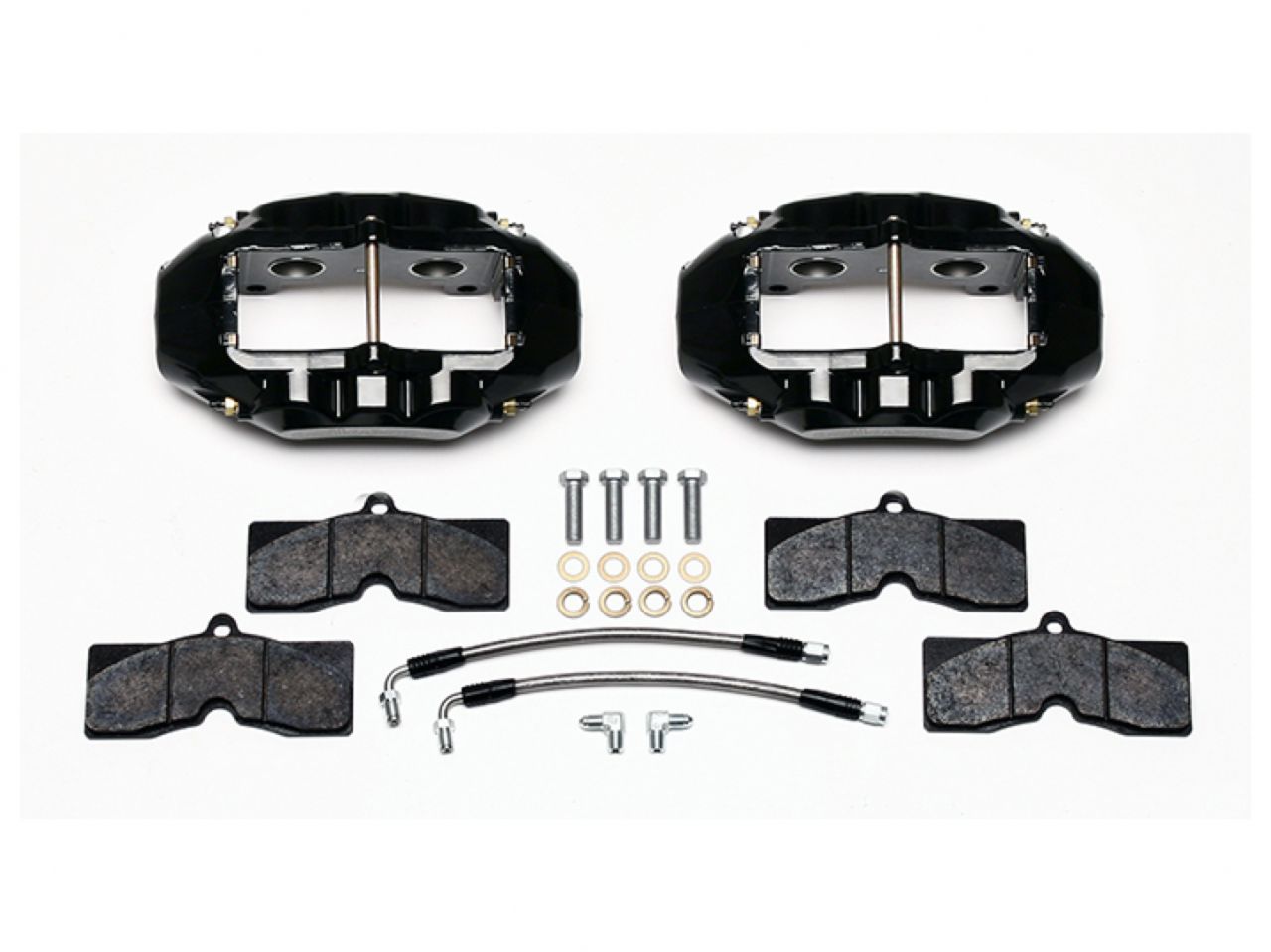 Wilwood D8-4 Rear Caliper Kit, Black, Corvette C2 / C3 65-82