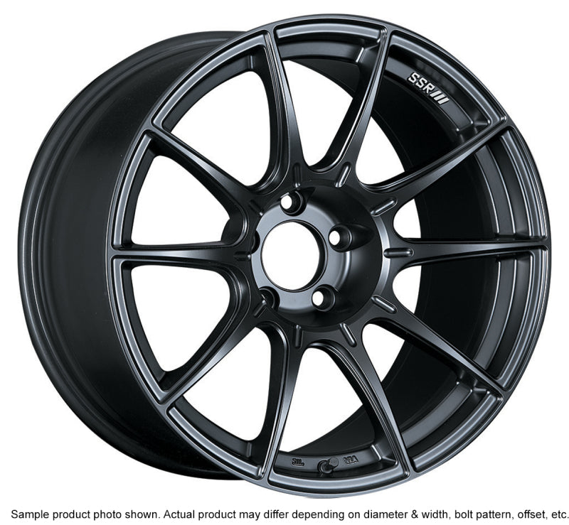 SSR GTX01 18x9.5 5x114.3 15mm Offset Flat Black Wheel XA18950+1505GMB