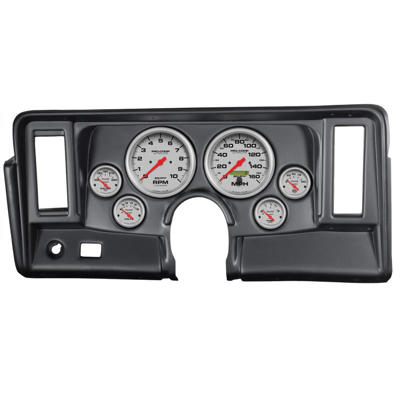 Autometer Ultra-Lite 69-76 Nova Dash Kit 6pc Tach / MPH / Fuel / Oil / WTMP / Volt 7024-UL Main Image