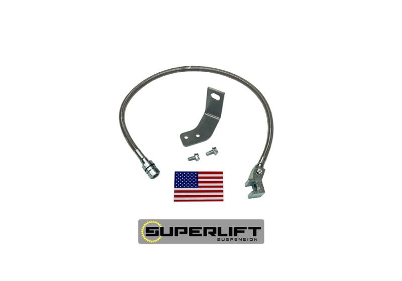 Superlift 9-04 Ford F-250/F-350 w/ 10in Lift Kit (Single) Bullet Proof Brake Hose 91505 Main Image