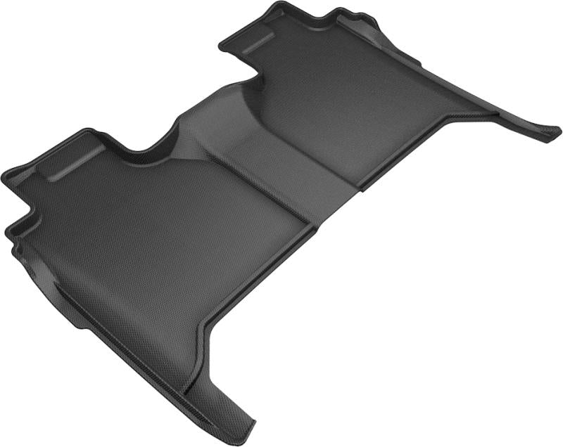 3D MAXpider 2019-2020 GMC/Chevrolet Sierra 1500/Silverado 1500 Kagu 2nd Row Floormats - Black L1GM02421509 Main Image