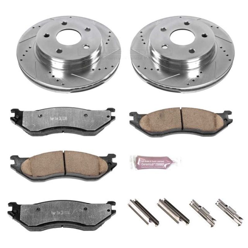 PowerStop PSB Z36 Truck & Tow Kit Brakes, Rotors & Pads Brake Kits - Performance D&S main image