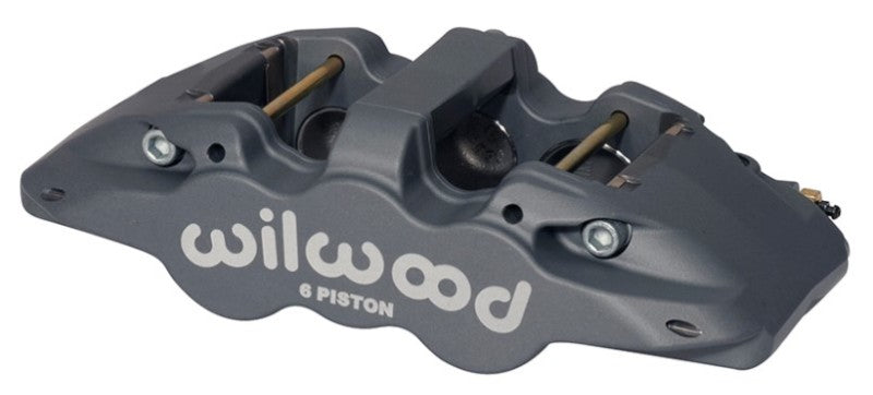 Wilwood Caliper-Aero6-L/H - Black Anodize (.80 Thk Pad), 1.62/1.12/1.12"