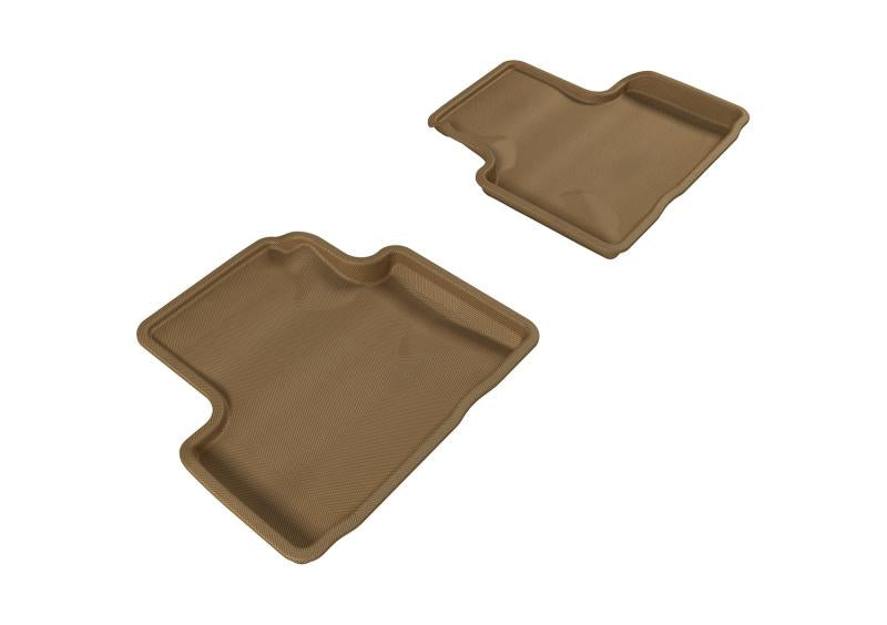 3D MAXpider 2007-2015 Infiniti Q40/G35/37 Kagu 2nd Row Floormats - Tan L1IN00621502 Main Image