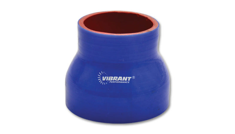 Vibrant 4 Ply Reducer Coupling, 1.75" x 2.5" x 3" Long - Blue