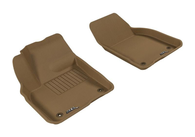 3D MAXpider 2007-2013 Volvo C30 Kagu 1st Row Floormat - Tan L1VV00711502 Main Image