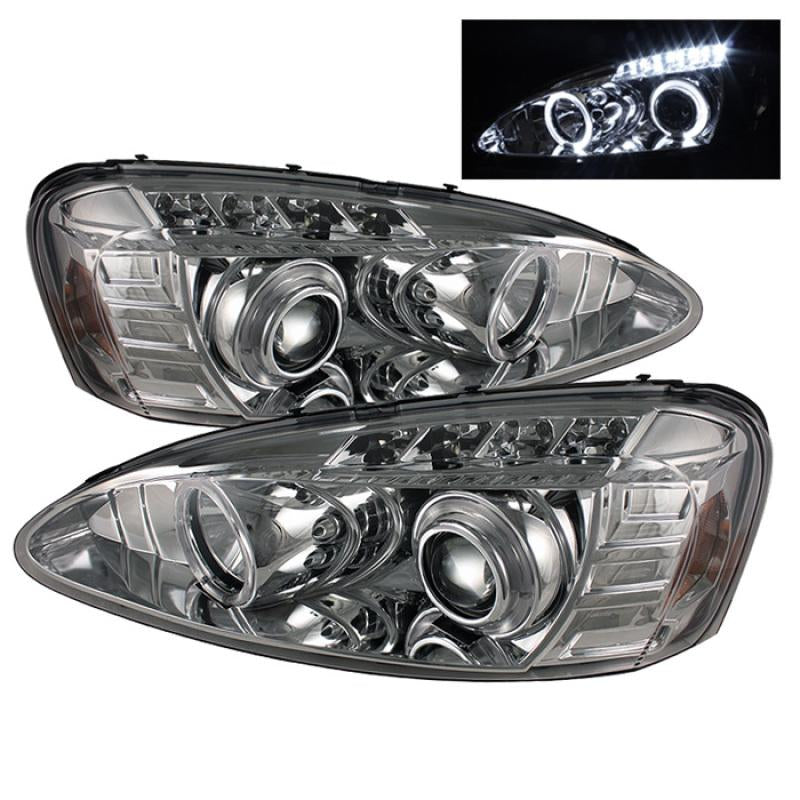 Spyder Pontiac Grand Prix 04-08 Projector Headlights LED Halo LED Chrm PRO-YD-PGP04-HL-C 5011671 Main Image