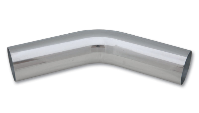 Vibrant 2.5" O.D. Aluminum 45 Degree Bend - Polished