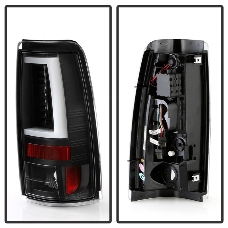 Spyder 99-02 GM Silverado (Does Not Fit Stepside) LED Tail Lights -All Black ALT-YD-CS99V2-LED-BKV2 5085870