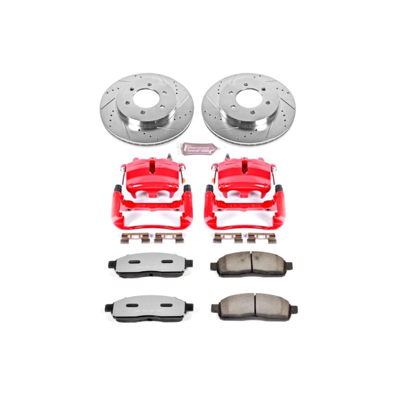 PowerStop PSB Z36 Truck & Tow Kit w/Cals Brakes, Rotors & Pads Brake Kits - Performance D&S main image