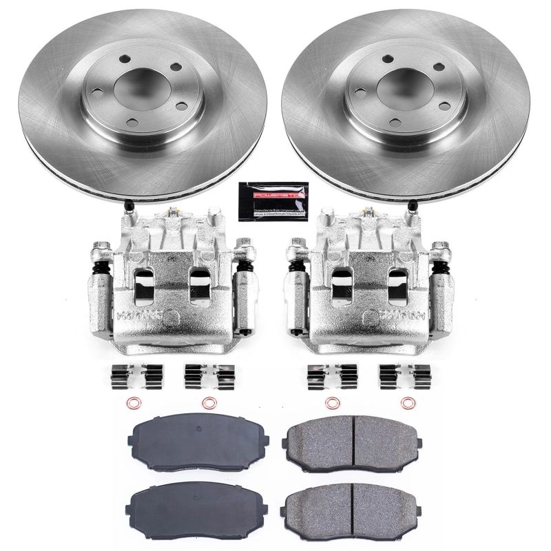 PowerStop PSB Autospecialty Kit w/Cals Brakes, Rotors & Pads Brake Kits - OE main image