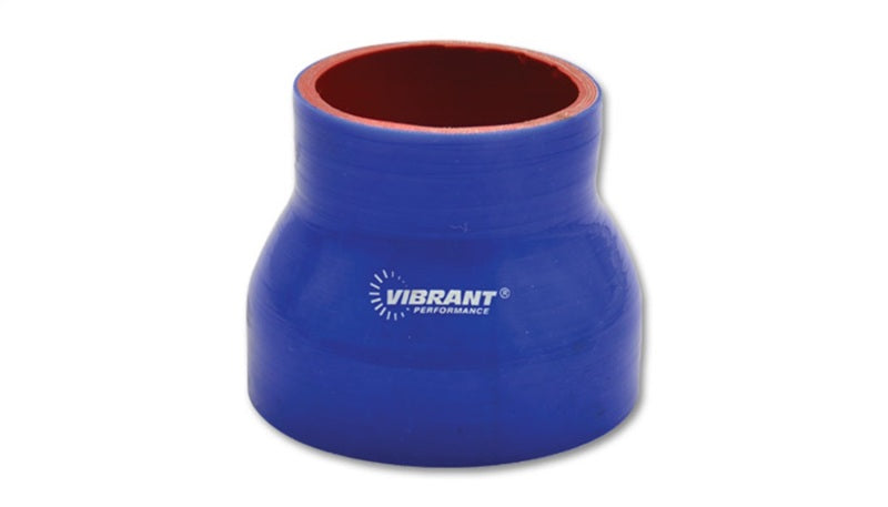 Vibrant 4 Ply Reducer Coupling, 2" x 2.75" x 3" Long - Blue