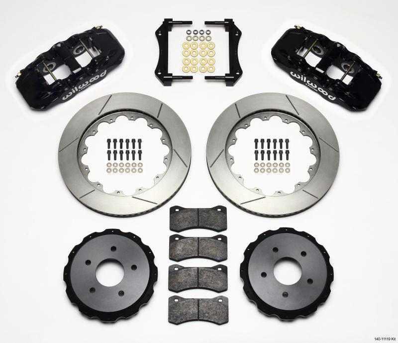 Wilwood AERO4 Rear Kit 14.00in 97-04 Corvette C5/Z06 05-13 C6 140-11119 Main Image