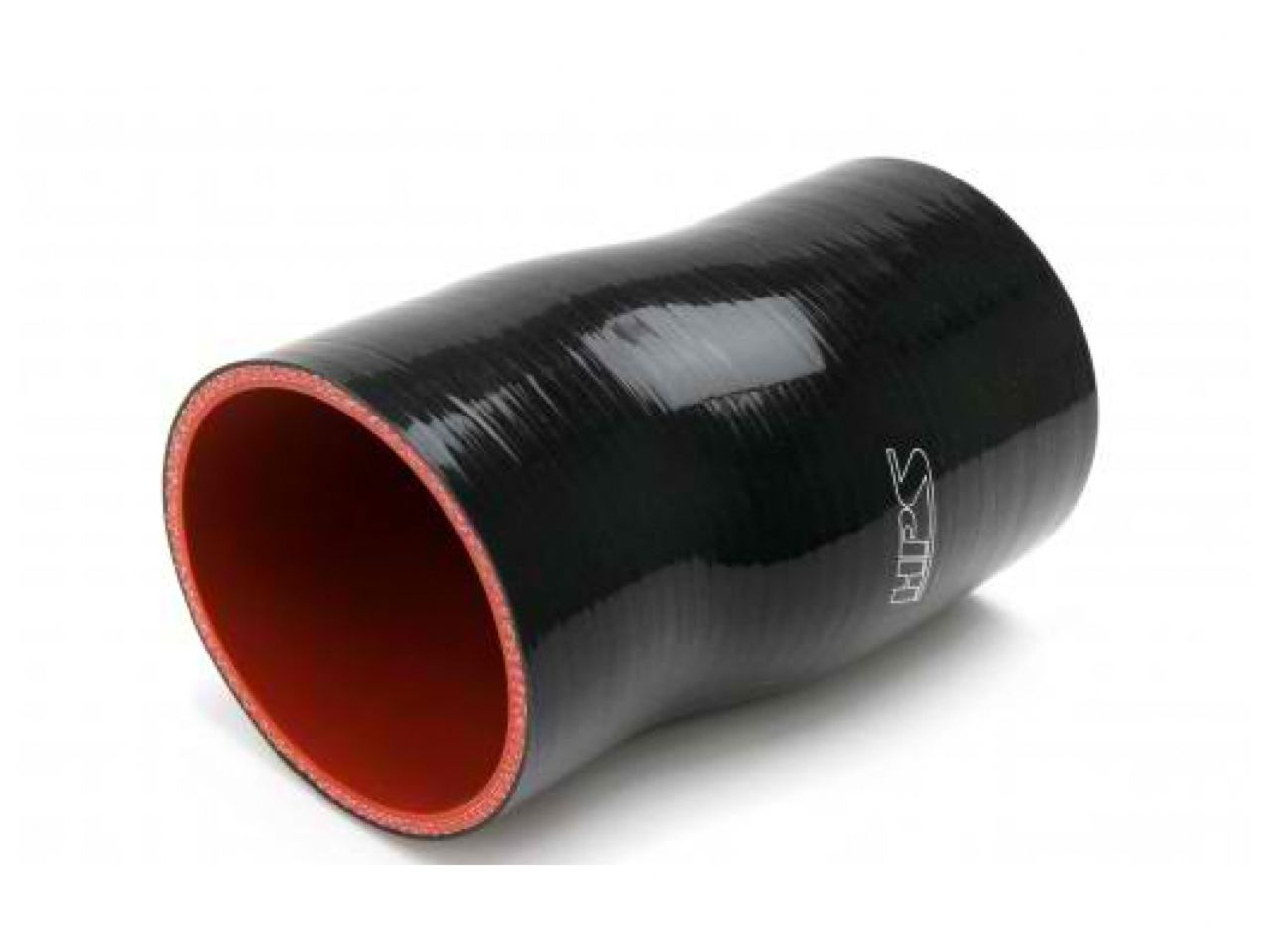 HPS 3" - 3-1/2" ID, 6" Length, Silicone Offset Straight Reducer Coupler Hose, High Temp 4-ply Reinforced, 76mm - 89mm ID, Black